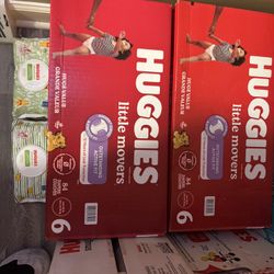 HUGGIES DIAPERS SIZE 6