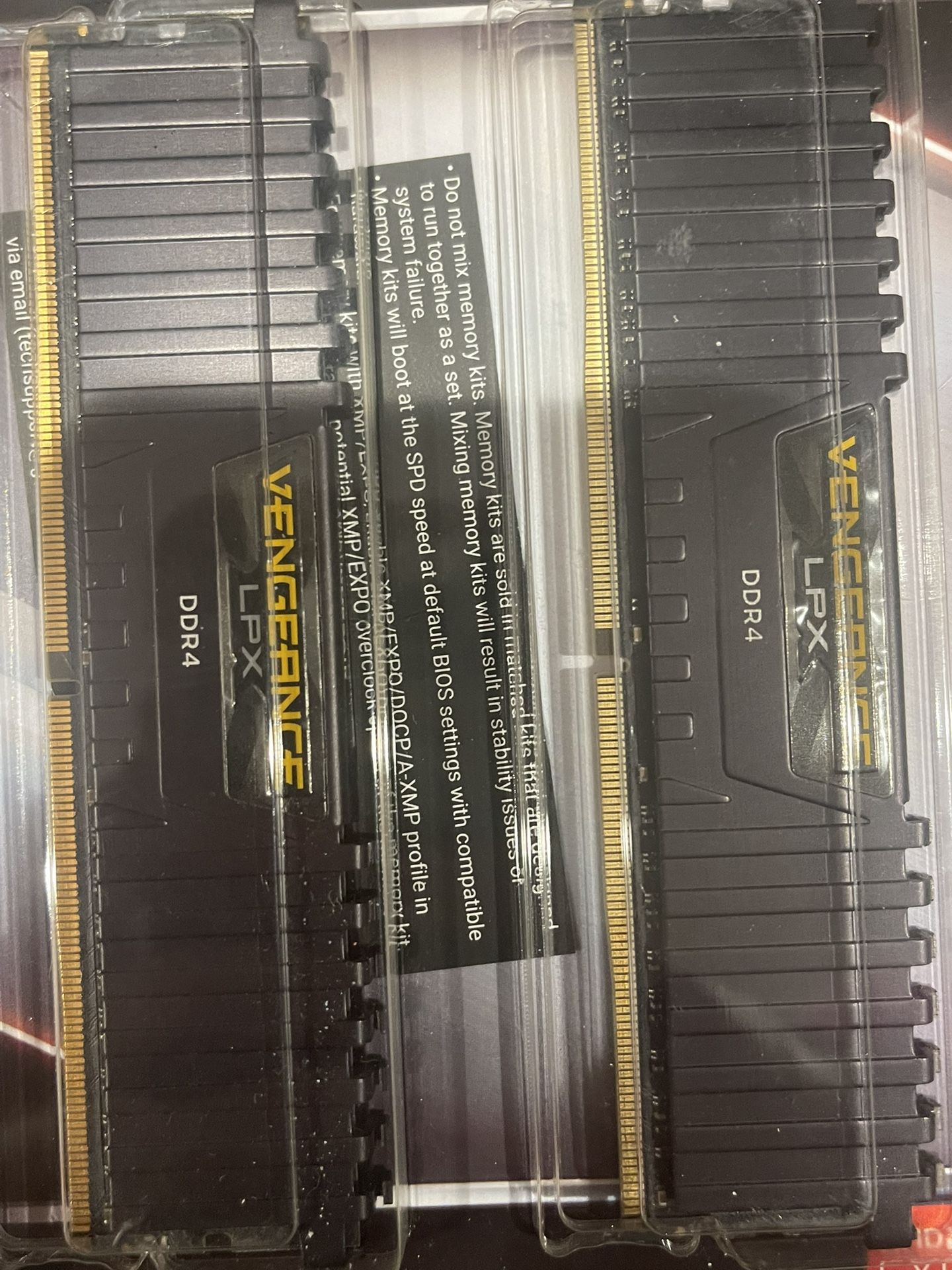Corsair Vengeance Ram Sticks 16gb Set 8gb Each