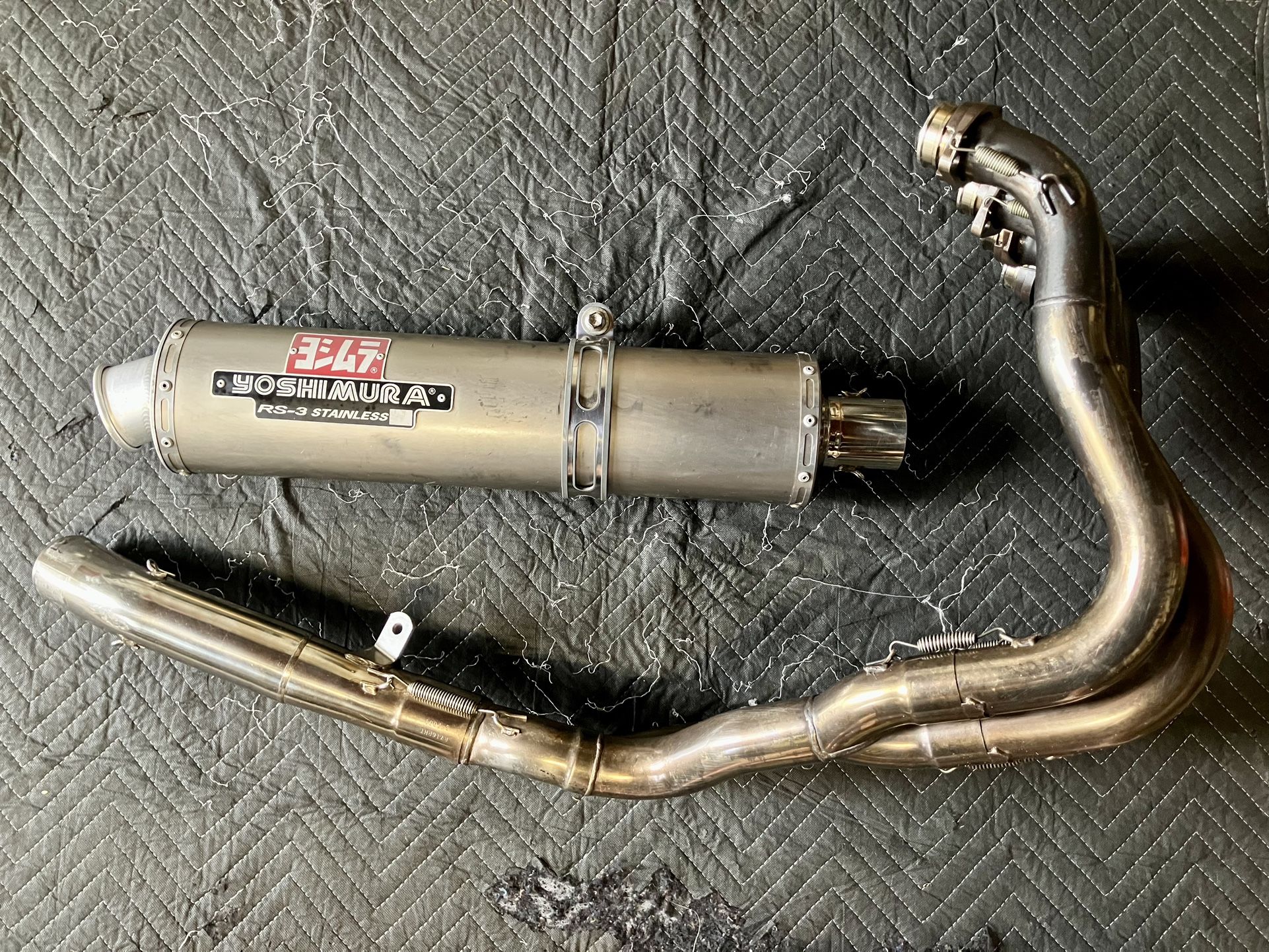 Suzuki GSXR 600 750 Full Yoshimura RS-3 Stainless Exhaust System