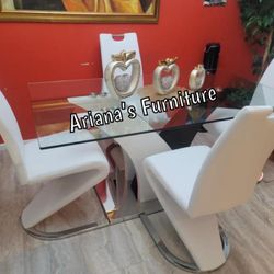 New Dining Table Set 63x35