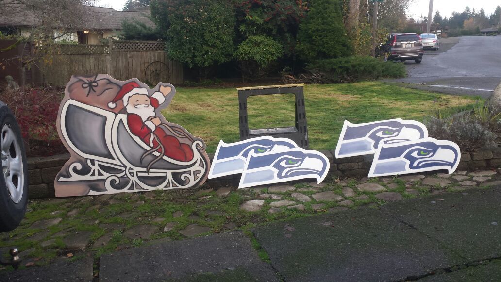 Santa seahawks