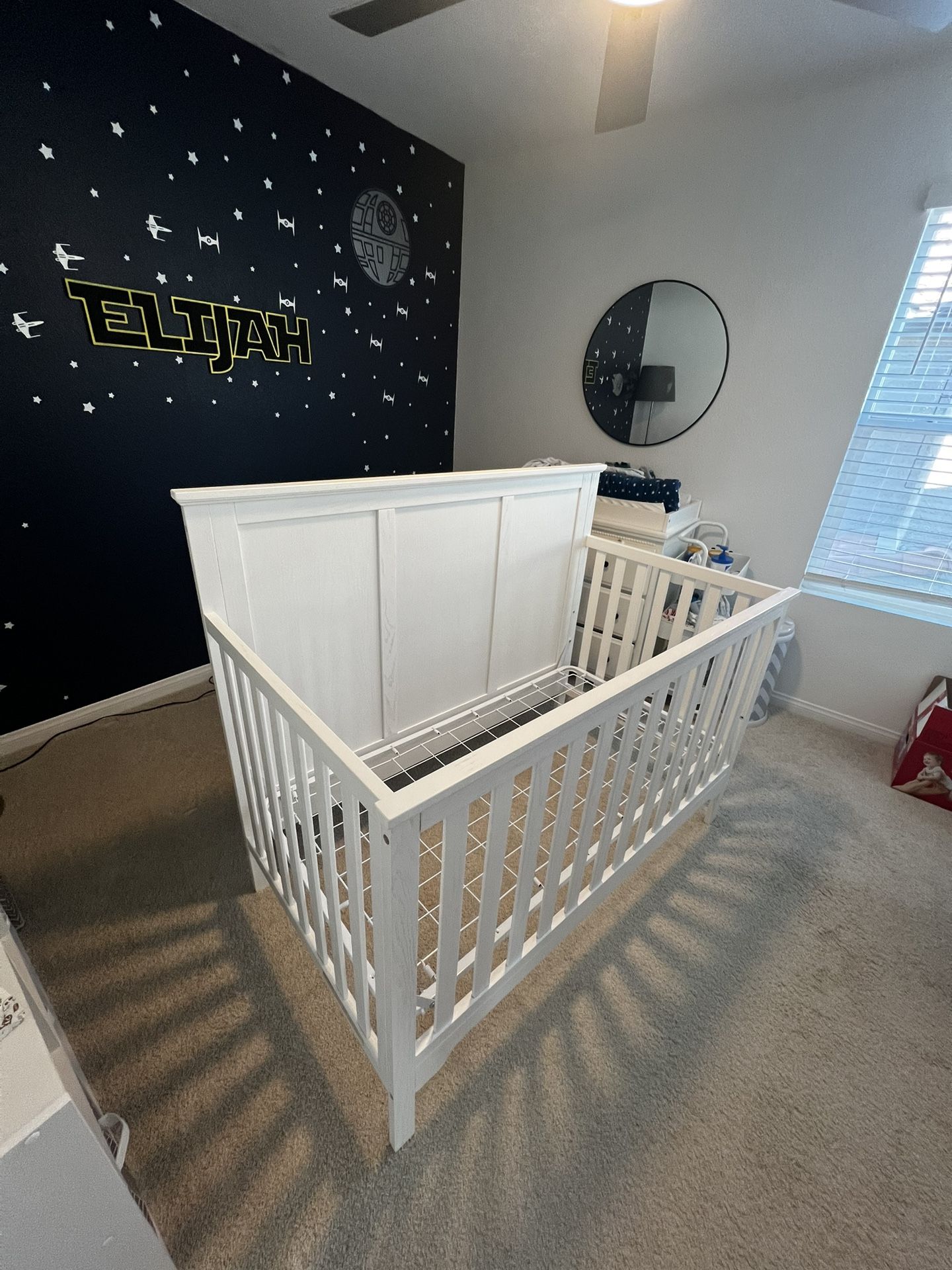 Baby Crib With Newton Breathable Mattress