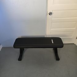 Flat weight bench
