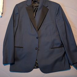 New Men's Vera Wang Dark Navy / Black Tux Suit XL Pants + Others