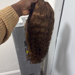 Curly Wig Human Hair 13\4 16 Inches 