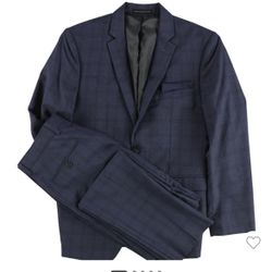 Perry Ellis Men’s Suit - Portfolio Navy Blue