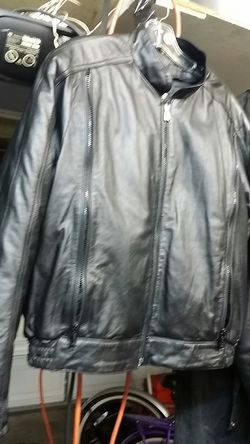 Women's biker leather jacket