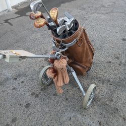 Spalding Era 1 Golf Clubs/bag/ Caddy