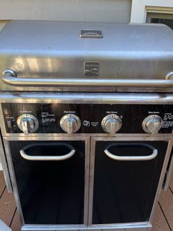 Free Kenmore grill with cover - needs repair.
