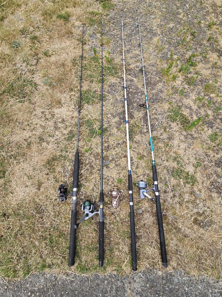 Fishing rod and reel. $20. All 4. $60
