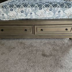King Sleigh Bed Frame. 
