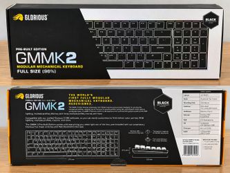 Glorious GMMK 2 96% Mechanical Gaming Keyboard – Black – Open Box