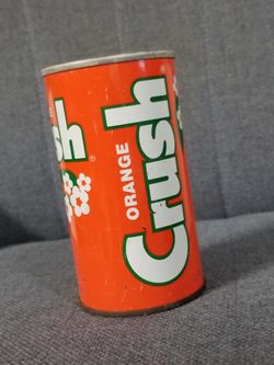 Vintage Orange Crush Pull Tab Can
