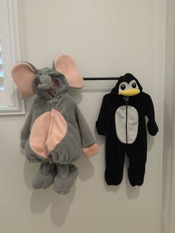 Halloween Costume Boys Or Girls Elephant Penguin 6-12 Months 2-3 Years