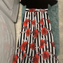 Womens Floral Dress Size Medium 