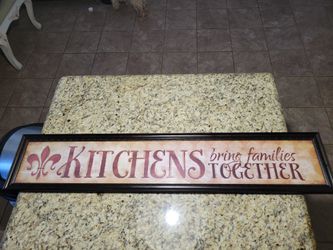 Picture Frame For Kitchen Area 