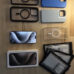 iPhone 15 Pro Max - Unlocked - Natural Titanium 