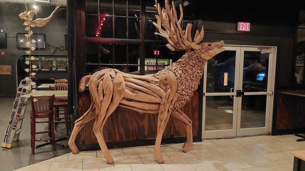 Large Teak Roots Elk
