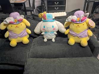 Hello Kitty Pom Pom and Cinnamoroll Huge New