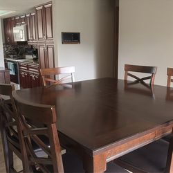 Dinning Room six chairs and the buffet brand new