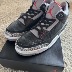 2018 Jordan 3 Black Cement