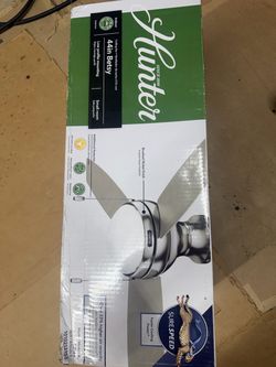 Brand new hunter ceiling fan with light