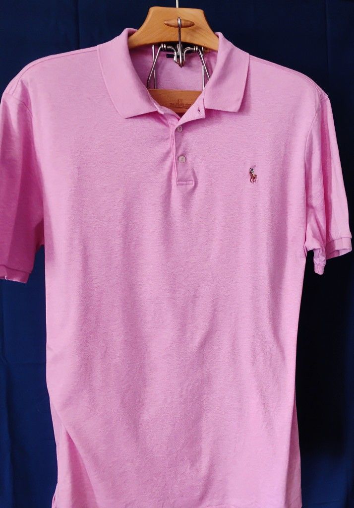 Ralph Lauren Polo Shirt Men's XL Pink