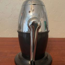 Silver Rival Ice-O-Mat Hand Crank Ice Crusher Vintage “Bucketeer” Model - $33