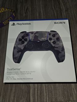 Sony PS5 DualSense Wireless Controller Gray Camo