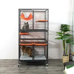 Cat metal indoor outdoor cat cage , NEW
