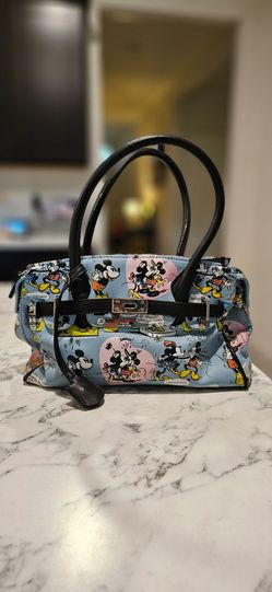 Disney Mickey & Minnie Mouse Comic Strip Satchel Handbag