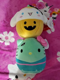 Bnwt Hello Kitty And Cinnamoroll Squishmallows 
