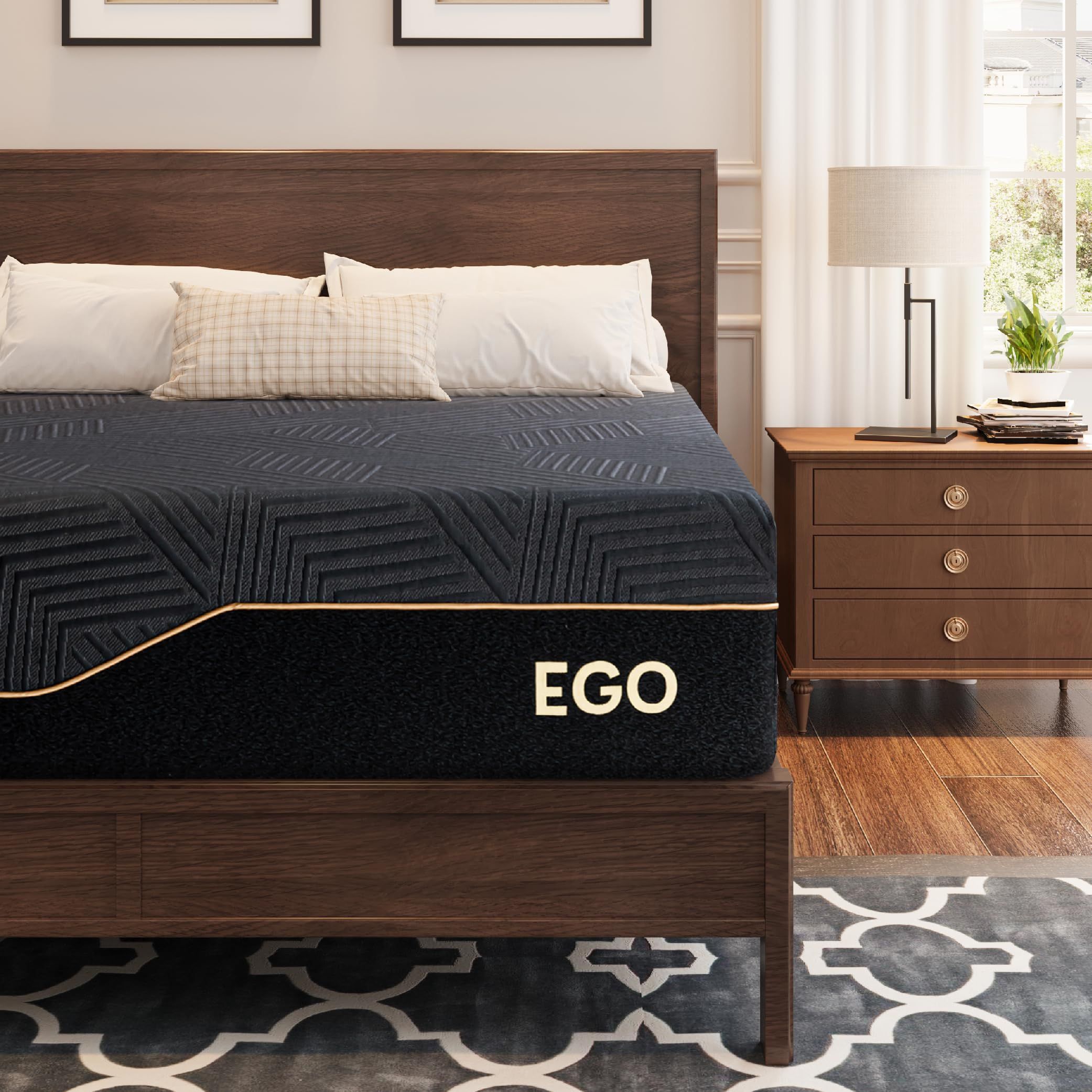 EGO Black Mattress with Graphene Technology 14" (1 Twin XL)