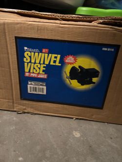 Pittsburgh 5" Swivel Vise with Pipe Jaws