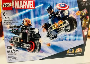 LEGO Marvel Black Widow & Captain America Motorcycles set (76260)