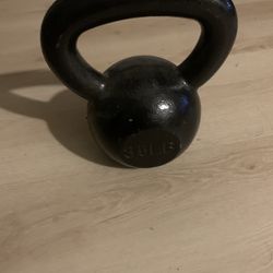  35 lb cast iron kettlebell 