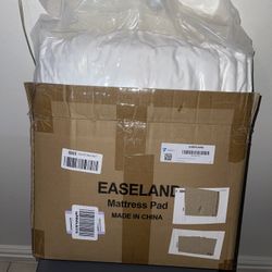 EASELAND Queen Size Mattress Pad Pillow Top Mattress Cover Quilted Fitted Mattress