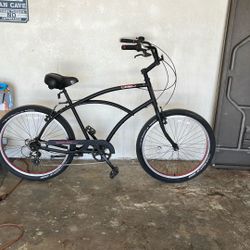 Men’s 3G Bikes, Brand Seven Speed Beach Cruiser Bicycle 26 Inch Wheels And Tires Ready To Ride