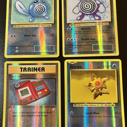 4 Pokemon Evolutions Reverse Holo Excellent Condition (selling as a set)