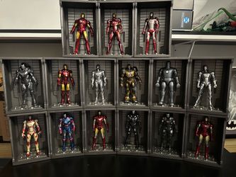 15 S.H. figuarts iron man with hall of armor modules set