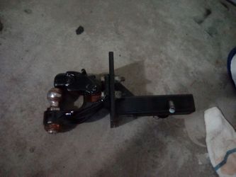 Trailer Hitch Ball Mount with Pintle Hook