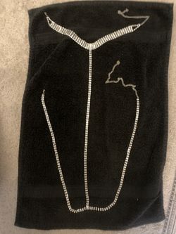 Rhinestone body chain.