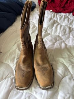 Brown Leather Western Cowboy Boots