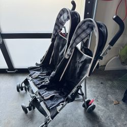 Collapsible Double Stroller