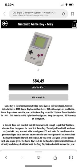 Nintendo GAME BOY