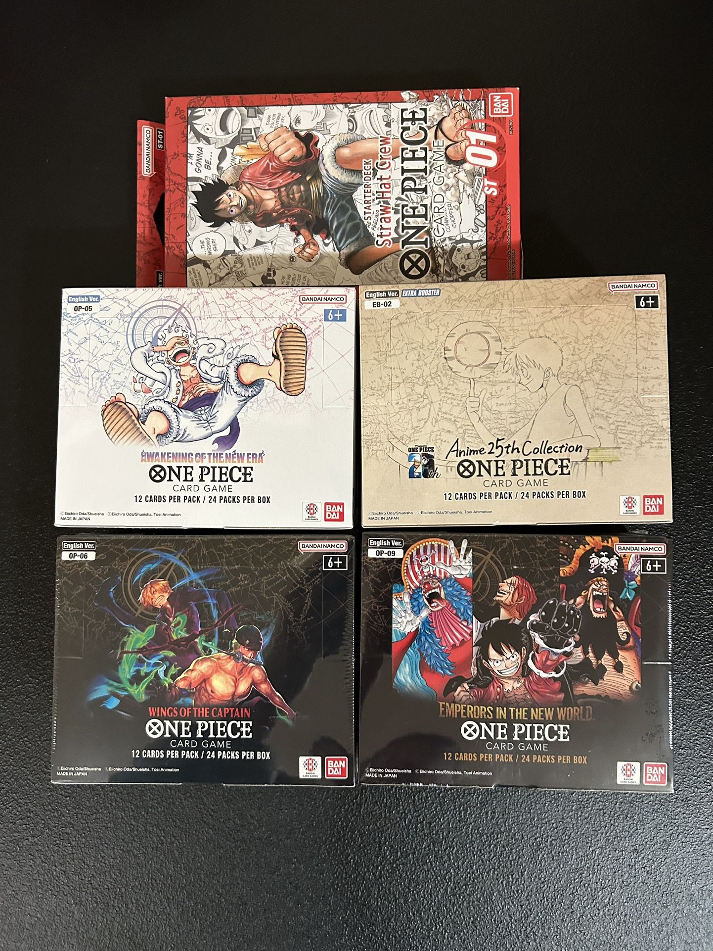 One Piece Card: Sealed Boxes OP-05, EB-02, Etc (Check Description For Prices)