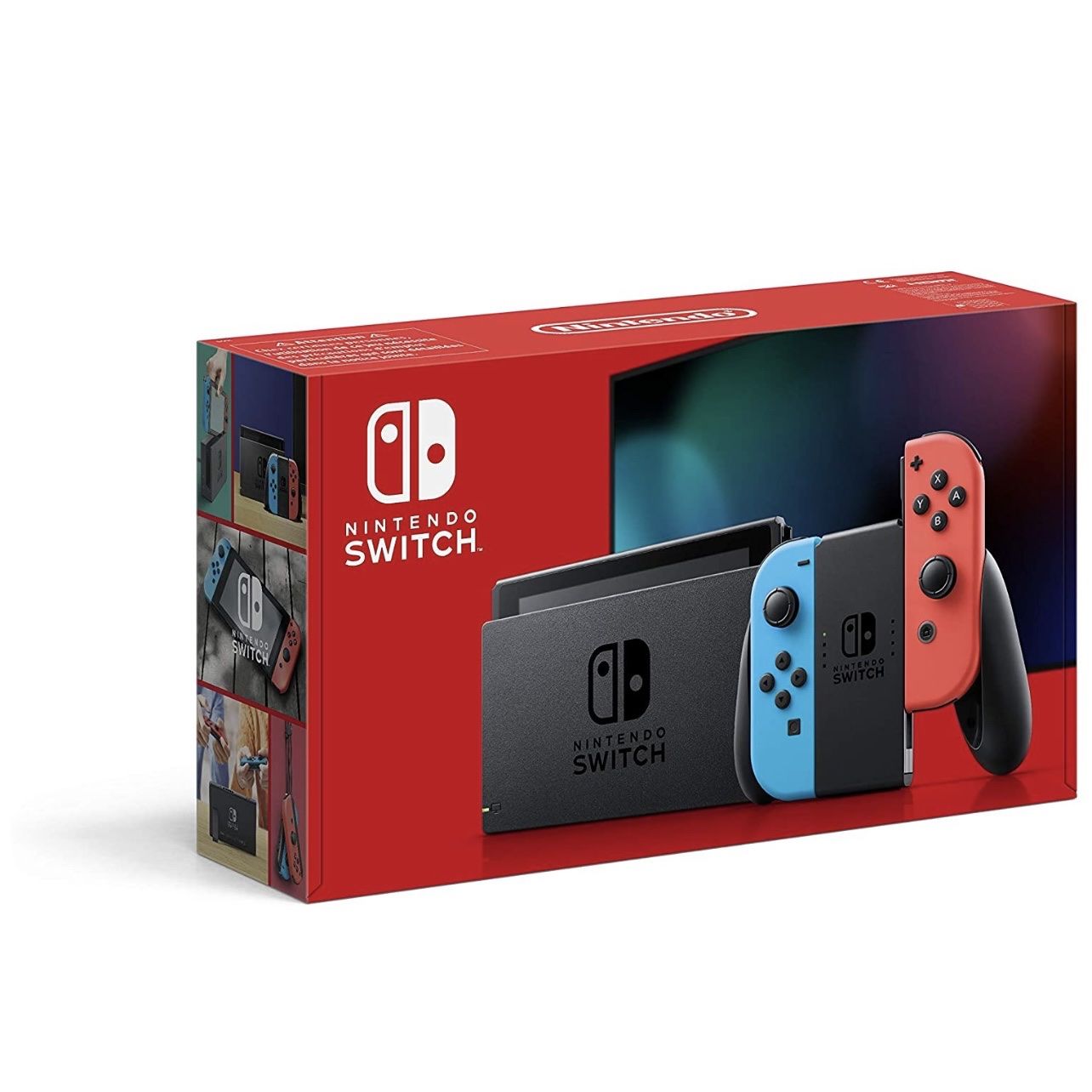 Nintendo Switch With Neon And Blue Joy-Con (Brand New)