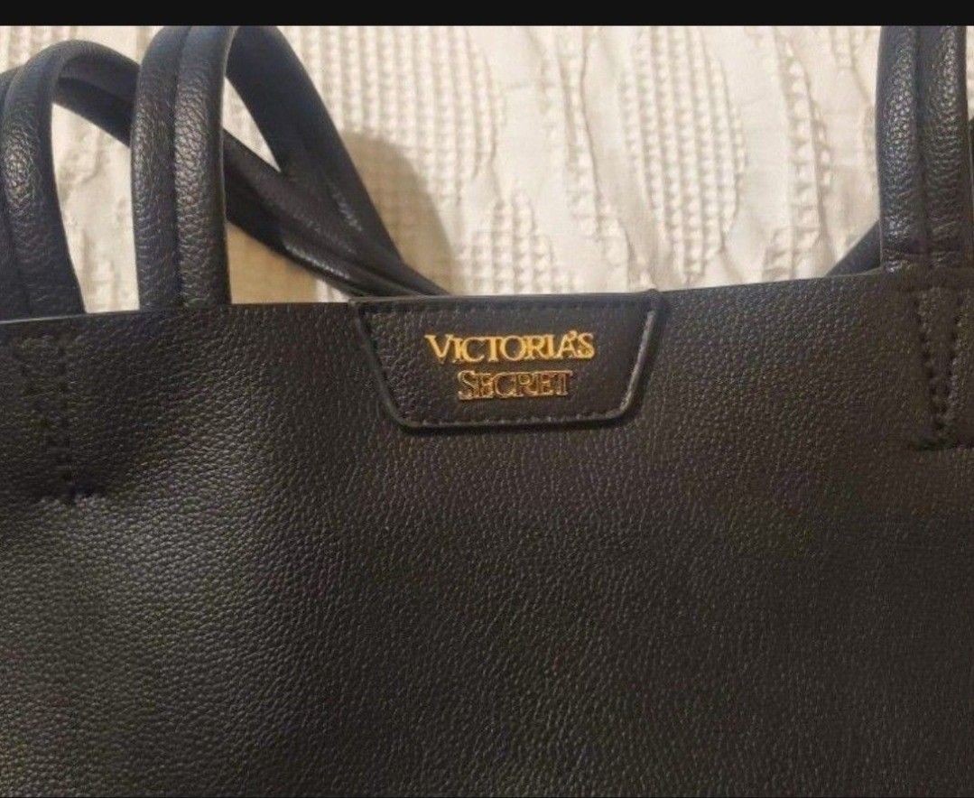 NEW Black Victoria Secret Bag with Fringes.