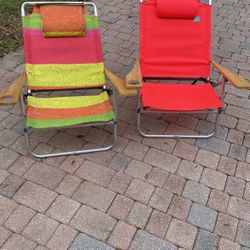 XL Beach Chairs - 2 For $15