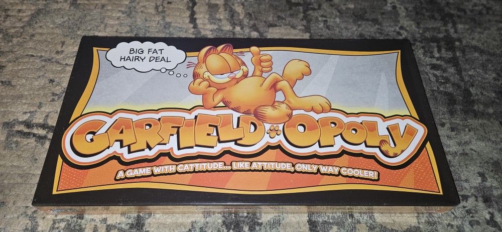 Garfield-Opoly (2012) by Late For The Sky. RARE!! Brand New & Factory Sealed!!